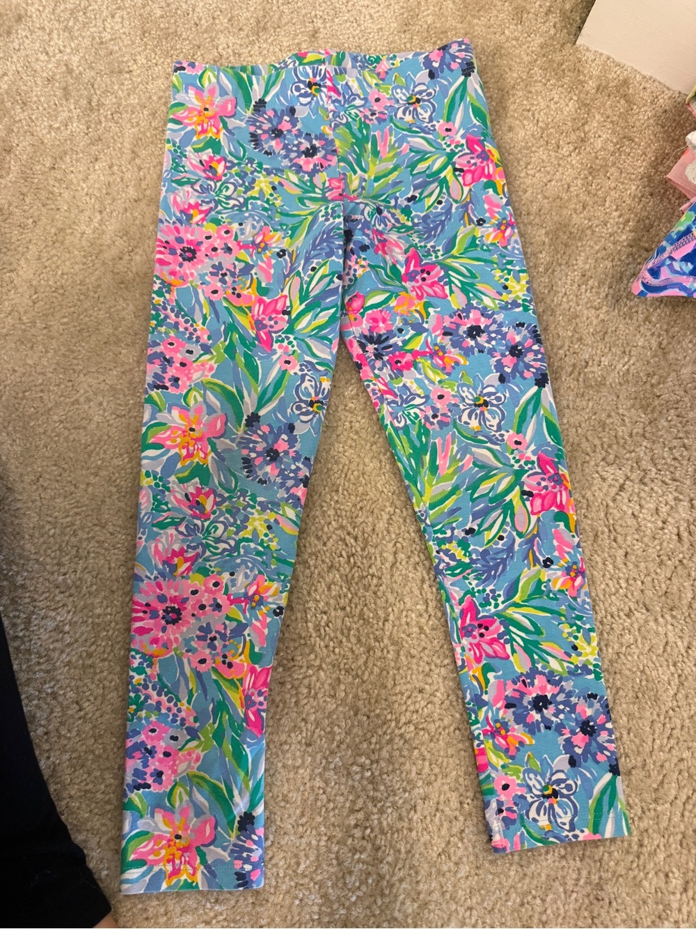 Lilly Pulitzer Multi-Color Floral Leggings